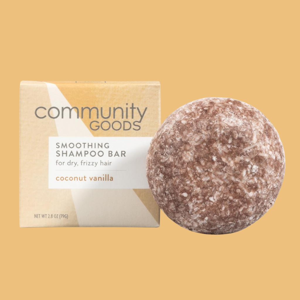 Coconut Vanilla Vegan Shampoo Bar: Smoothing, Palm Oil-Free
