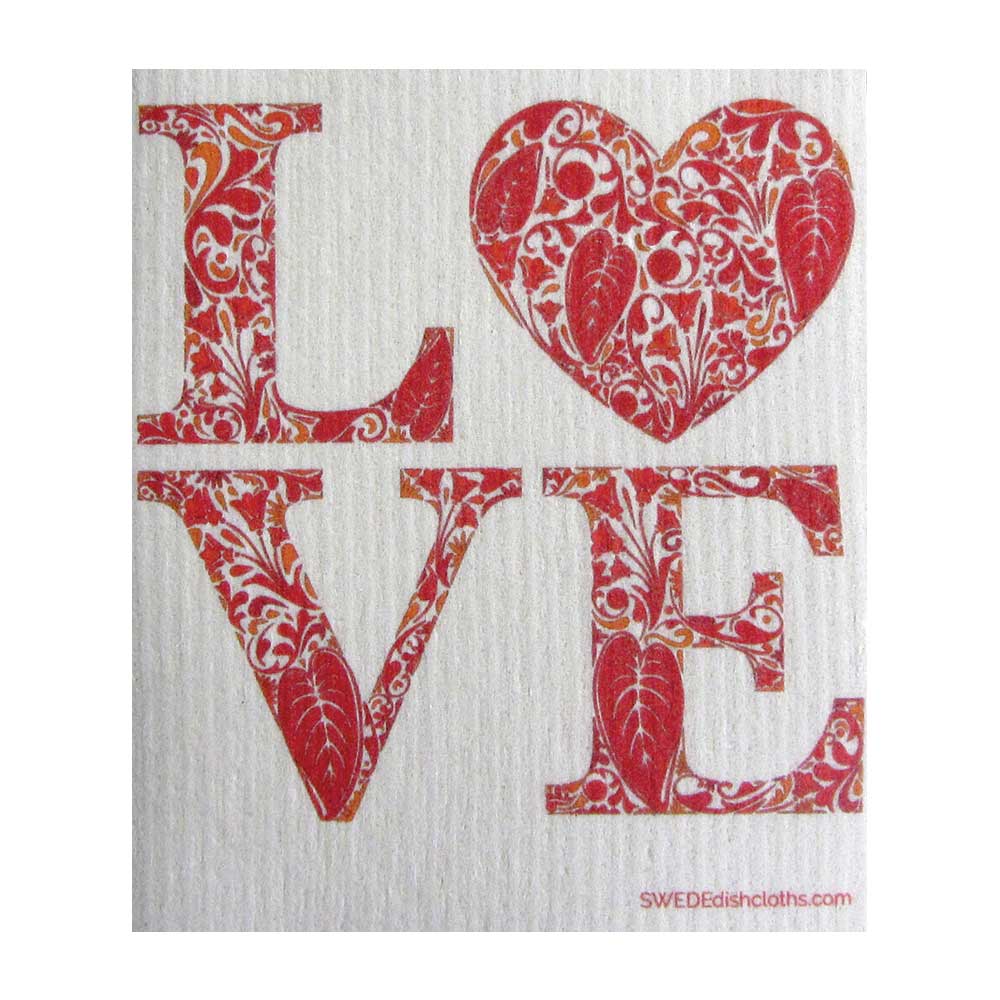 SWEDEdishcloths Valentine Love