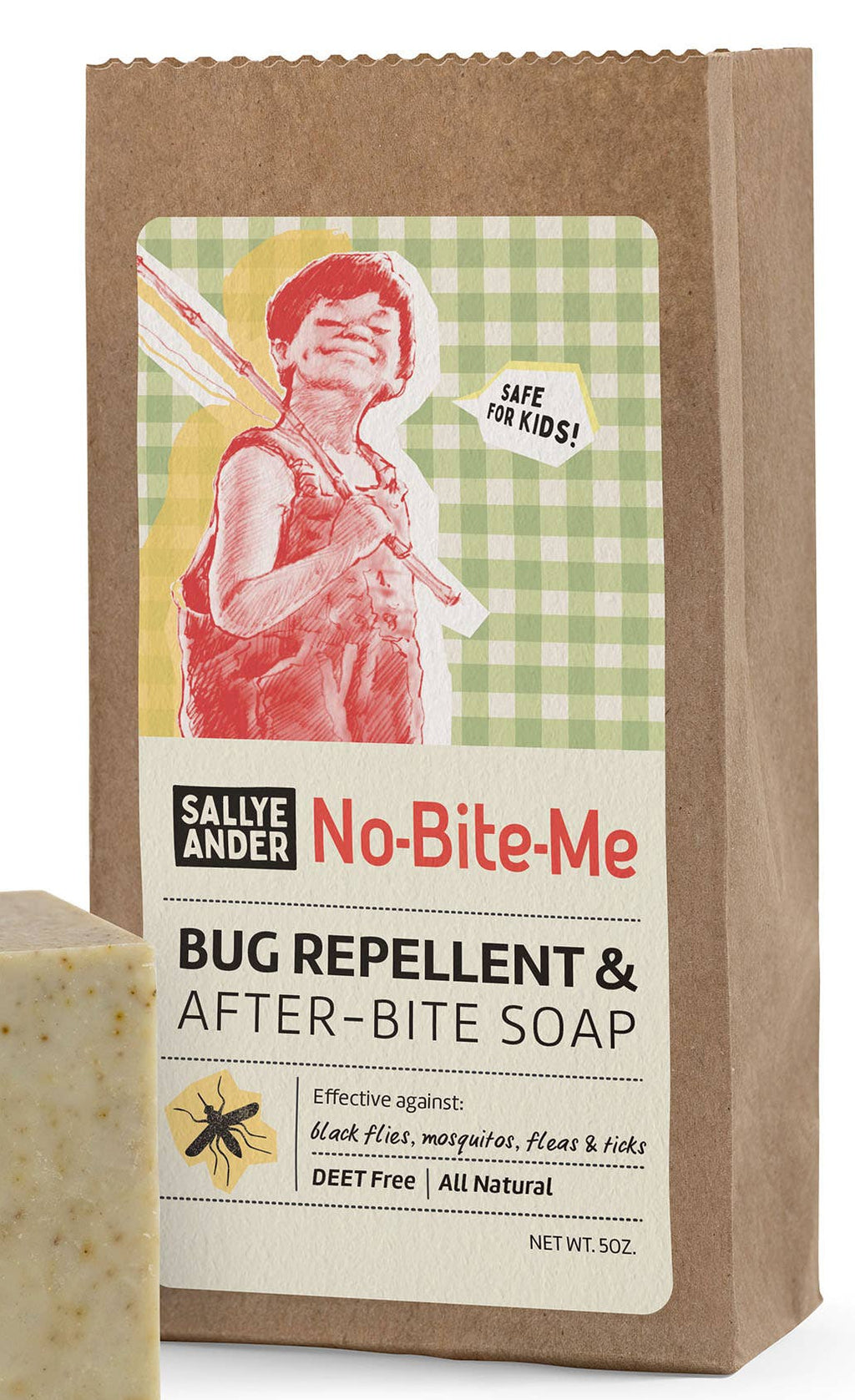 SallyeAnder No-Bite-Me™ Bug Repellent Soap: 5 oz