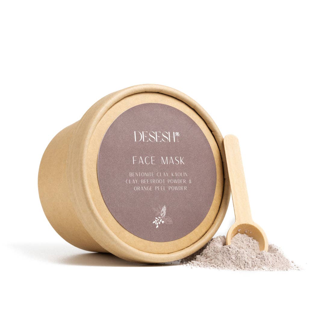 Mineral Face Mask (No Artificial Fragrances or Colors): Clay & Charcoal