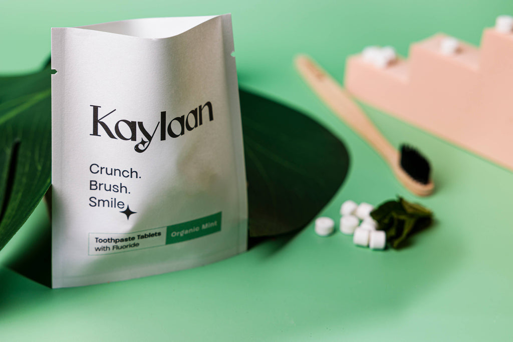 Kaylaan Mint Toothpaste Tablets – With Fluoride, Sample Pack