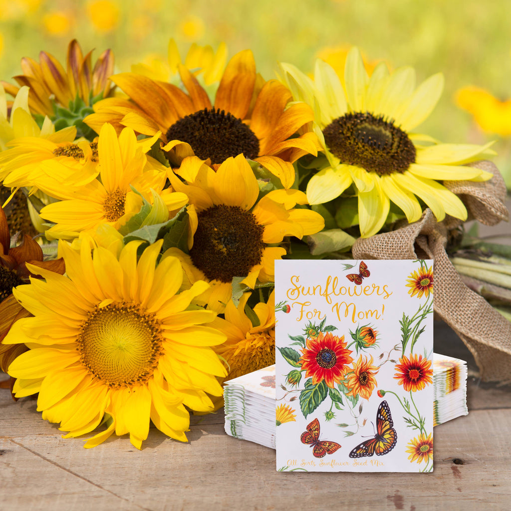 Sunflowers For Mom - All Sorts Sunflower Seed Packets