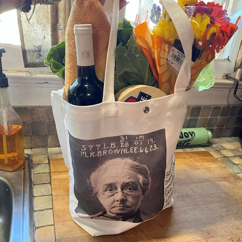 Big House Tote and Grocery Bag, Carole doesn't get drunk...
