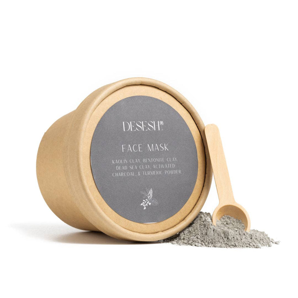 Mineral Face Mask (No Artificial Fragrances or Colors): Clay & Charcoal