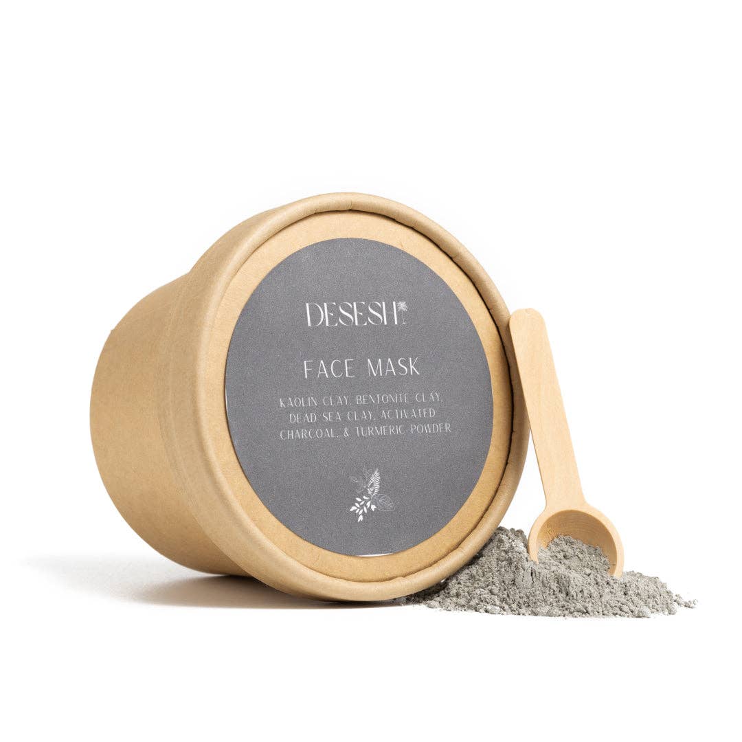 Mineral Face Mask (No Artificial Fragrances or Colors): Clay & Charcoal