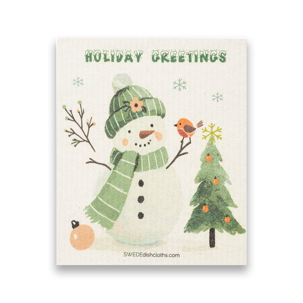 SWEDEdishcloths Christmas Snowman 2024