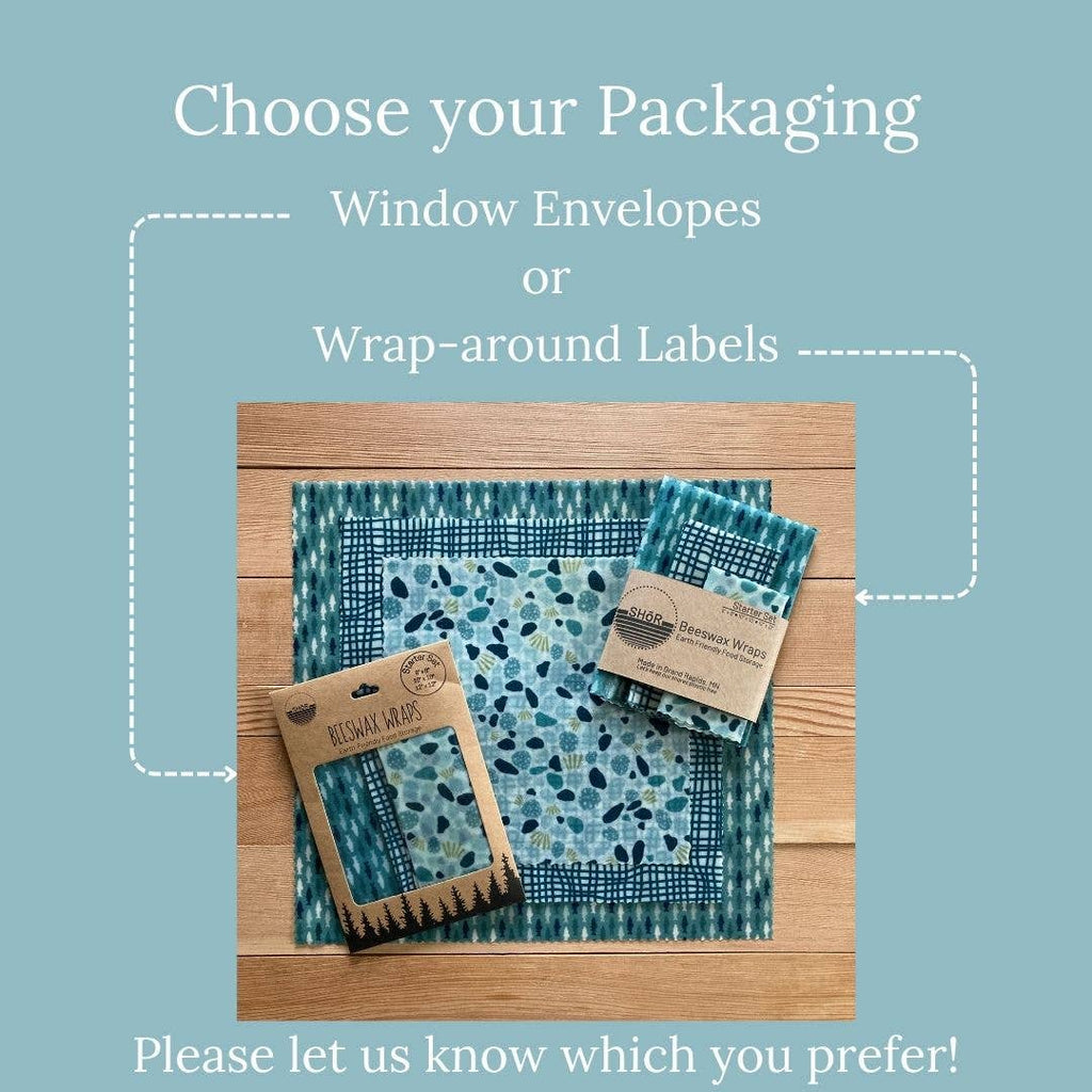 Beeswax Wraps Starter Set - Autumn Blooms