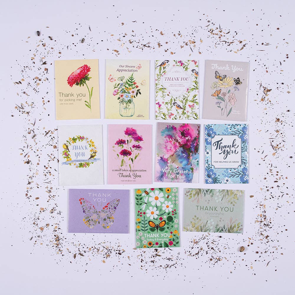 Thank You Butterfly - Pollinator Flower Mix Seed Packets