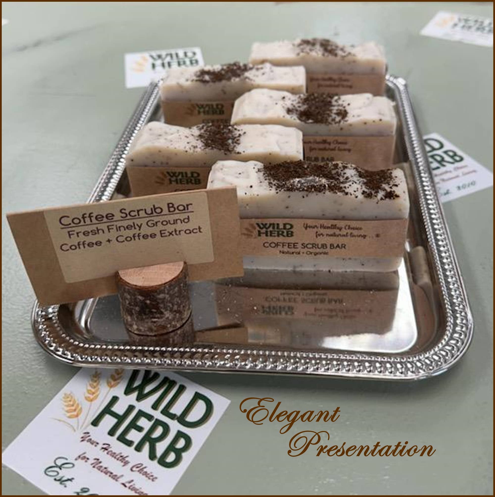 Coffee Scrub Bar | All Natural Soap Bar Nut Free
