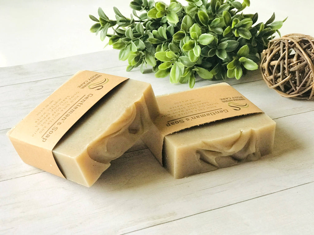 Saratoga Soap Gentleman's Handmade Soap Bar VEGAN COLD PROCESS