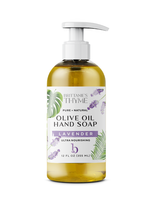 Lavender Olive Oil Hand Soap: 12oz
