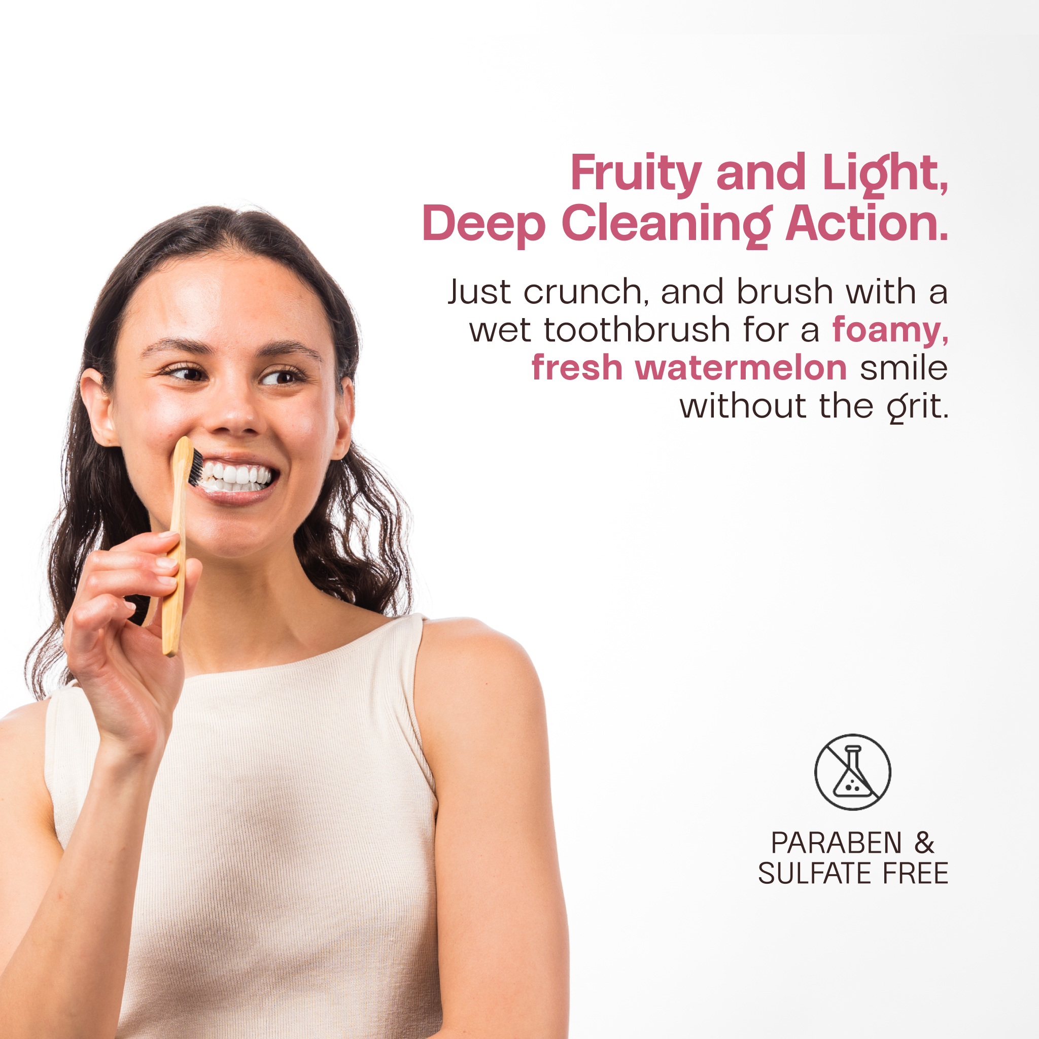 Kaylaan Watermelon Toothpaste Tablets Refill – With Fluoride