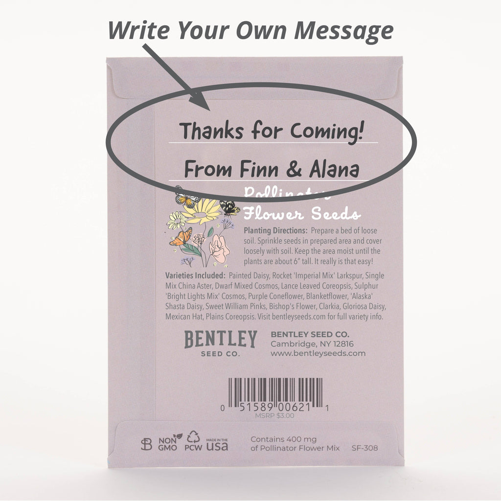 Thank You Butterfly - Pollinator Flower Mix Seed Packets