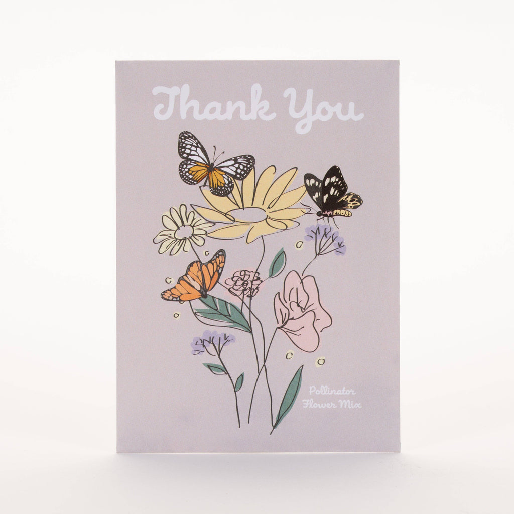 Thank You Butterfly - Pollinator Flower Mix Seed Packets