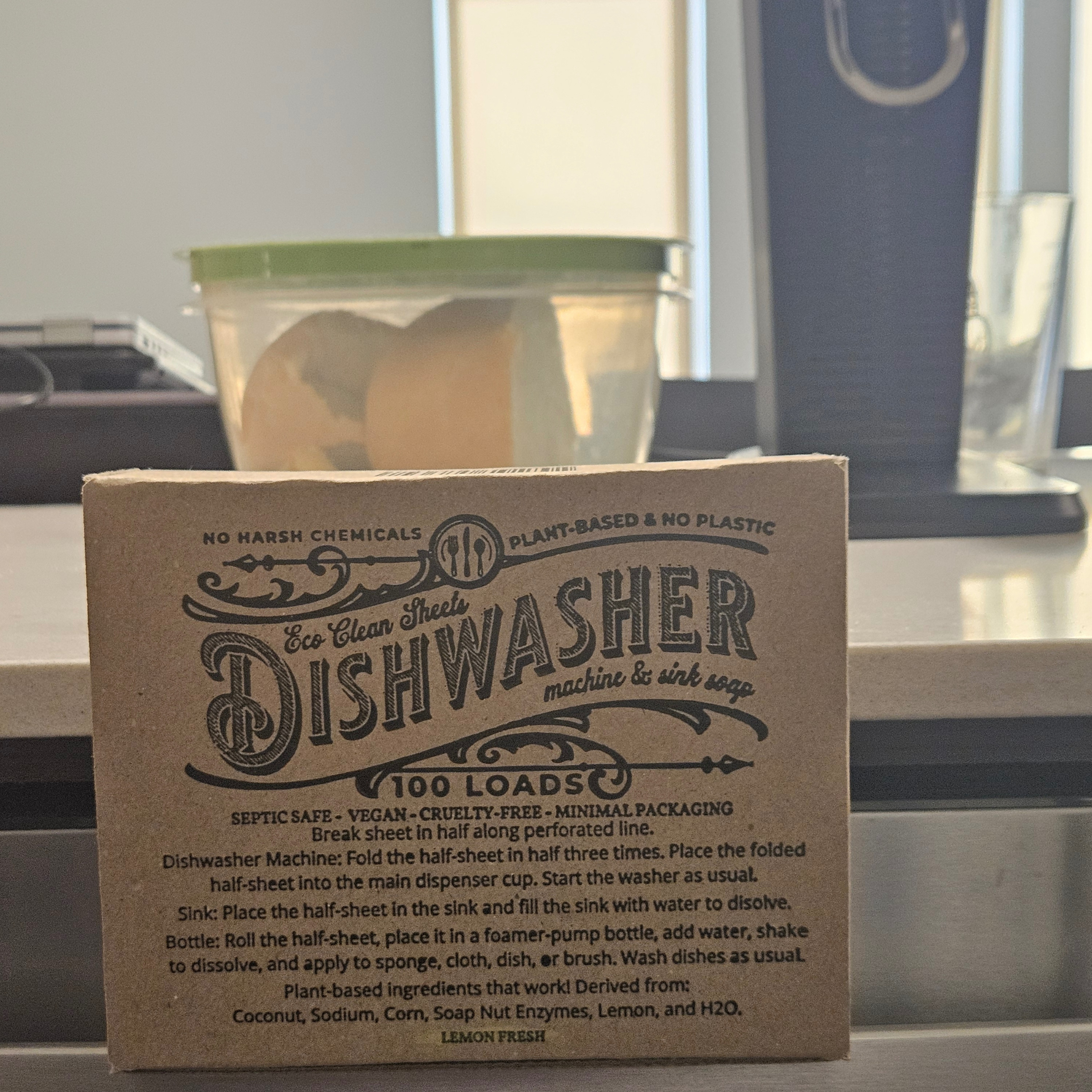 Dishwasher Sheet - 2 Loads
