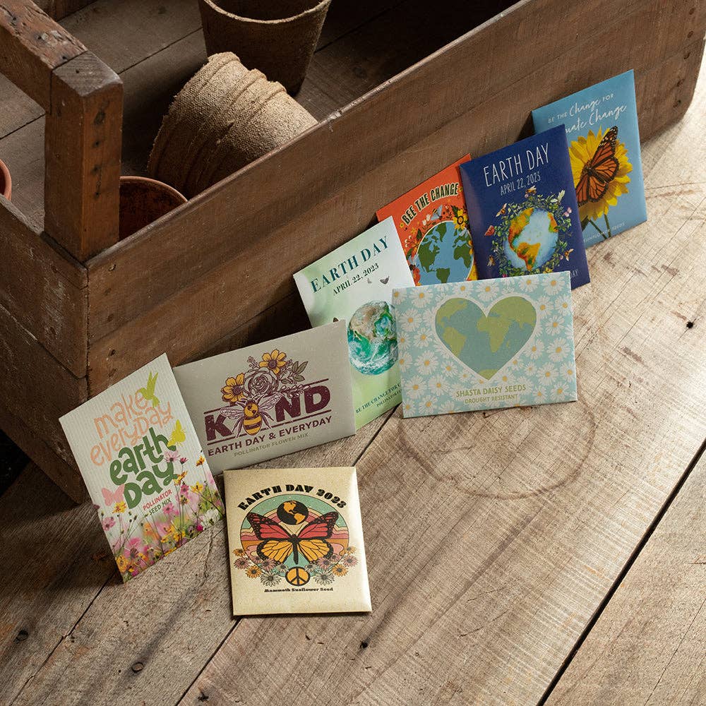 Make Everyday Earth Day - Pollinator Flower Mix Seed Packets