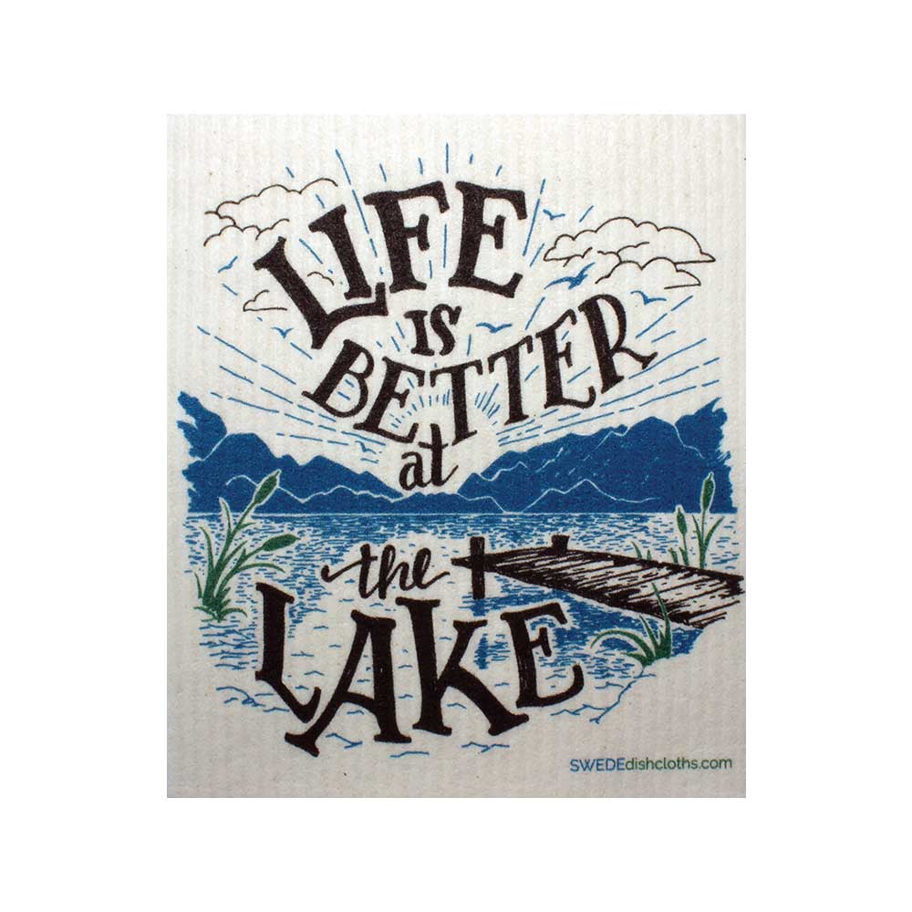 SWEDEdishcloths Life is Better at the Lake