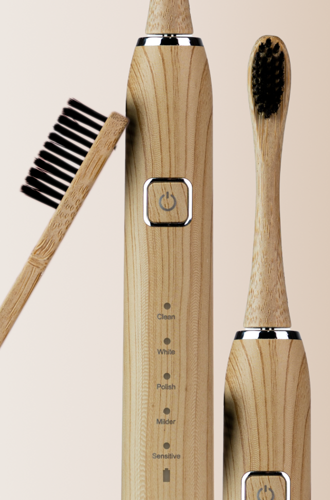 Kaylaan Electric Bamboo Toothbrush – Compostable heads