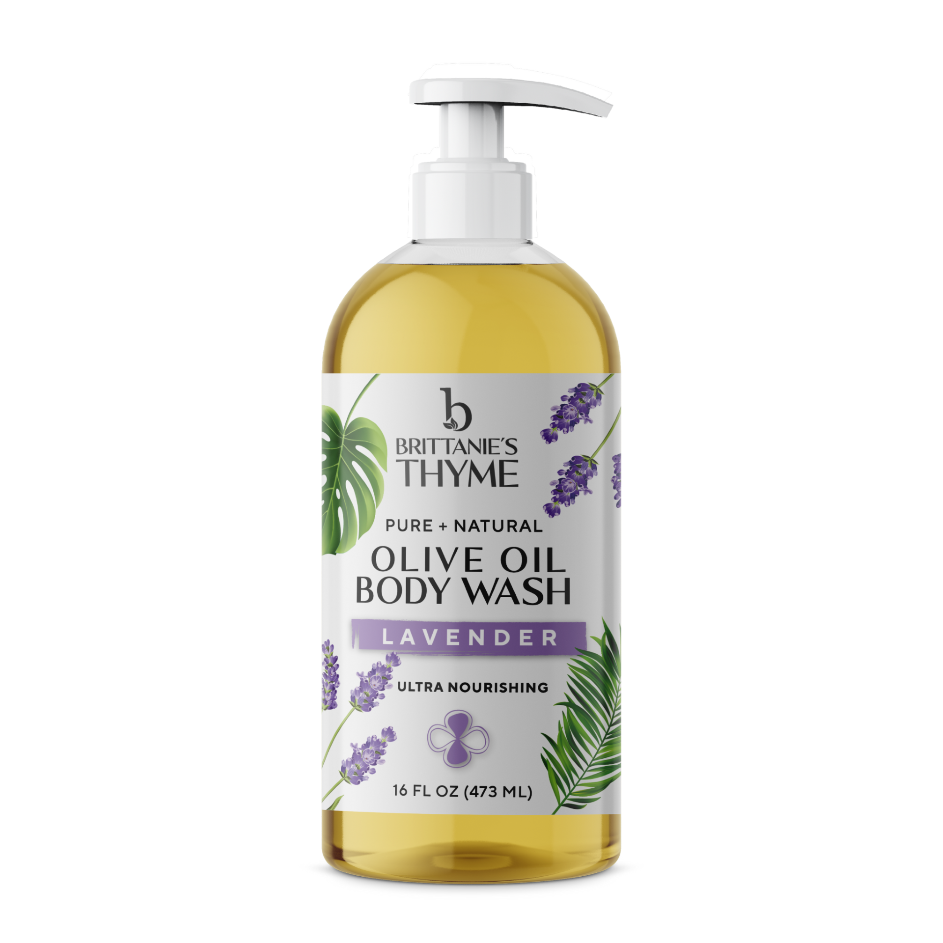 Lavender Olive Oil Hand Soap: 12oz
