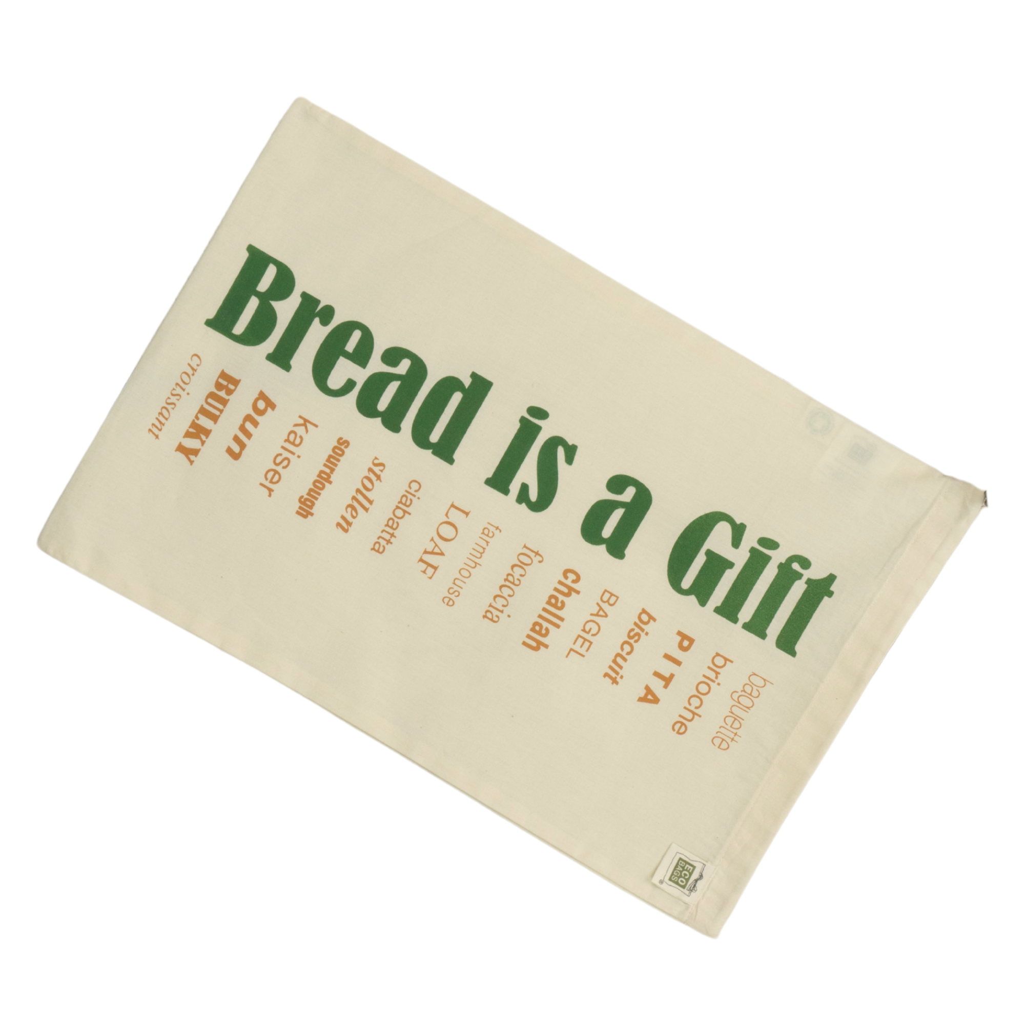 Organic Cotton Reusable Bread Bag