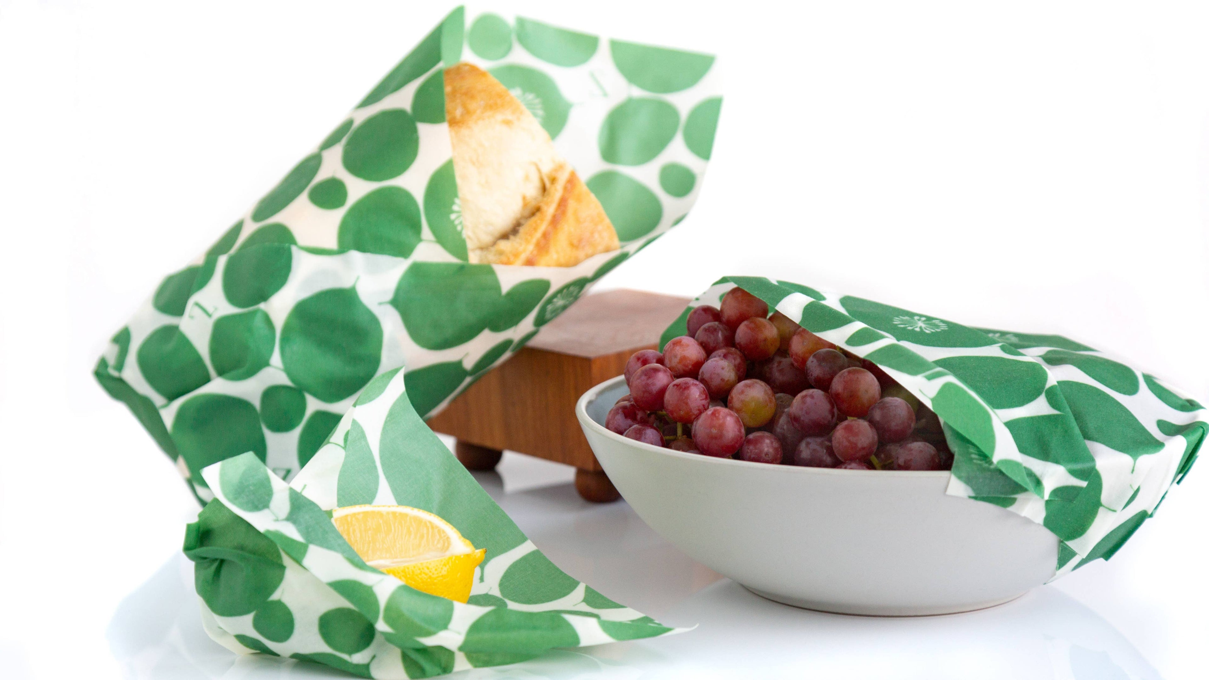Z Wraps 3-pack Reusable Beeswax Food Wrap, 1 Design-S,M,L: Wild Wanderers