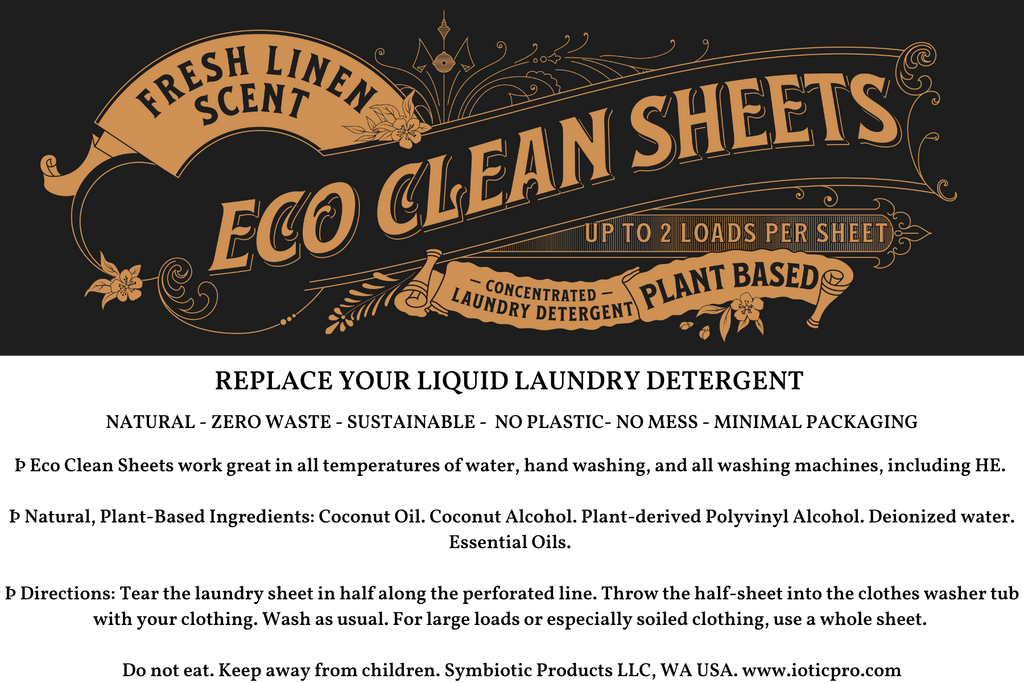 Laundry Detergent Sheets - Fresh Linen