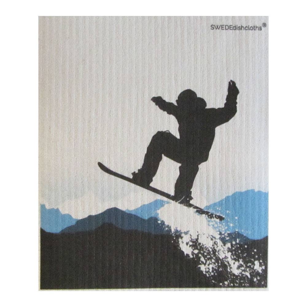 SWEDEdishcloths Snowboard Jumping