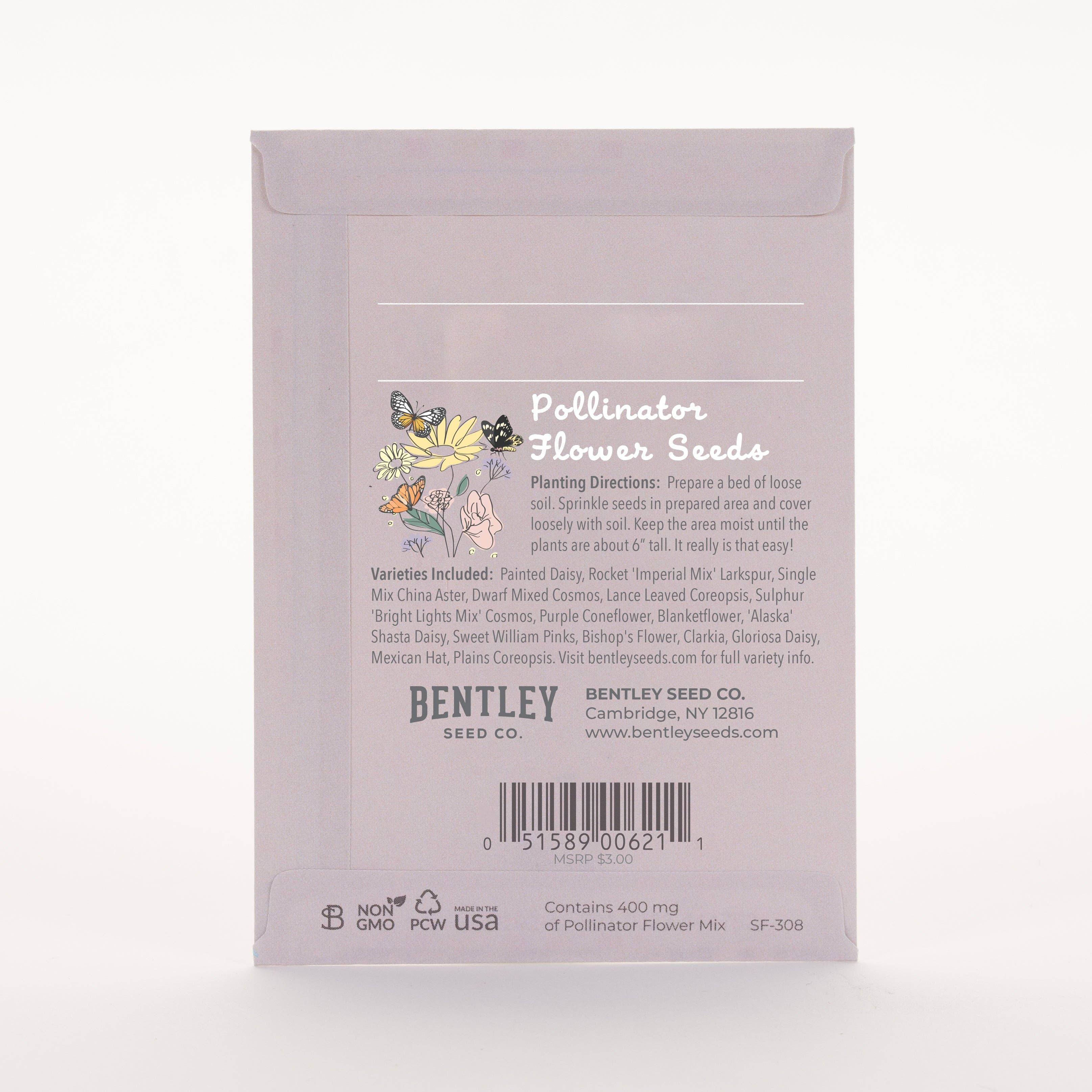 Thank You Butterfly - Pollinator Flower Mix Seed Packets