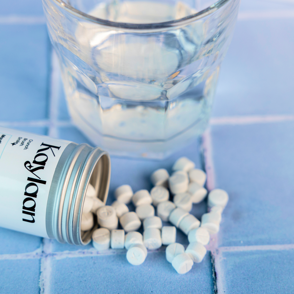 Kaylaan Mouthwash Tablets –Plastic-Free, Travel-Friendly Tin
