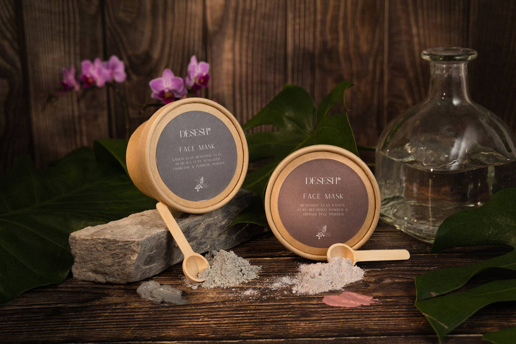 Mineral Face Mask (No Artificial Fragrances or Colors): Clay & Beetroot