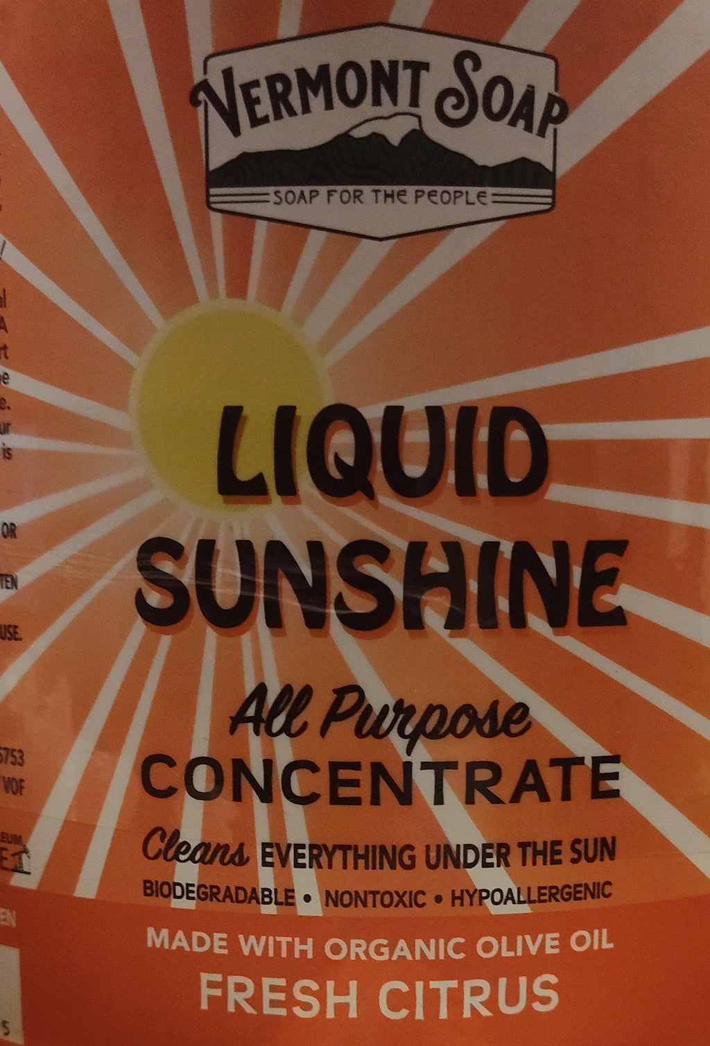 Liquid Sunshine All Purpose Cleaner Concentrate - Fresh Citrus - 8oz. glass bottle