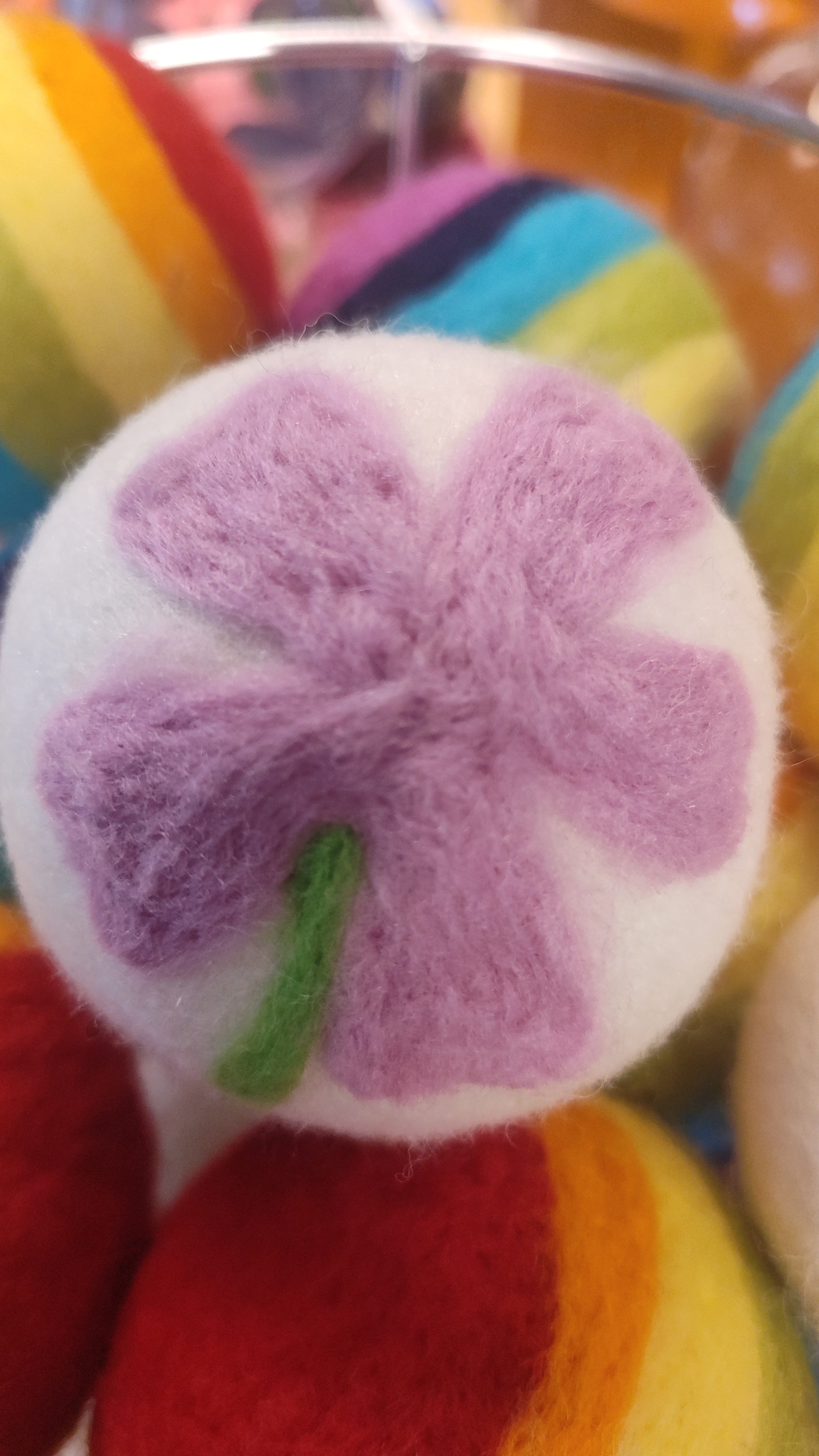 Flower Wool Dryer Balls