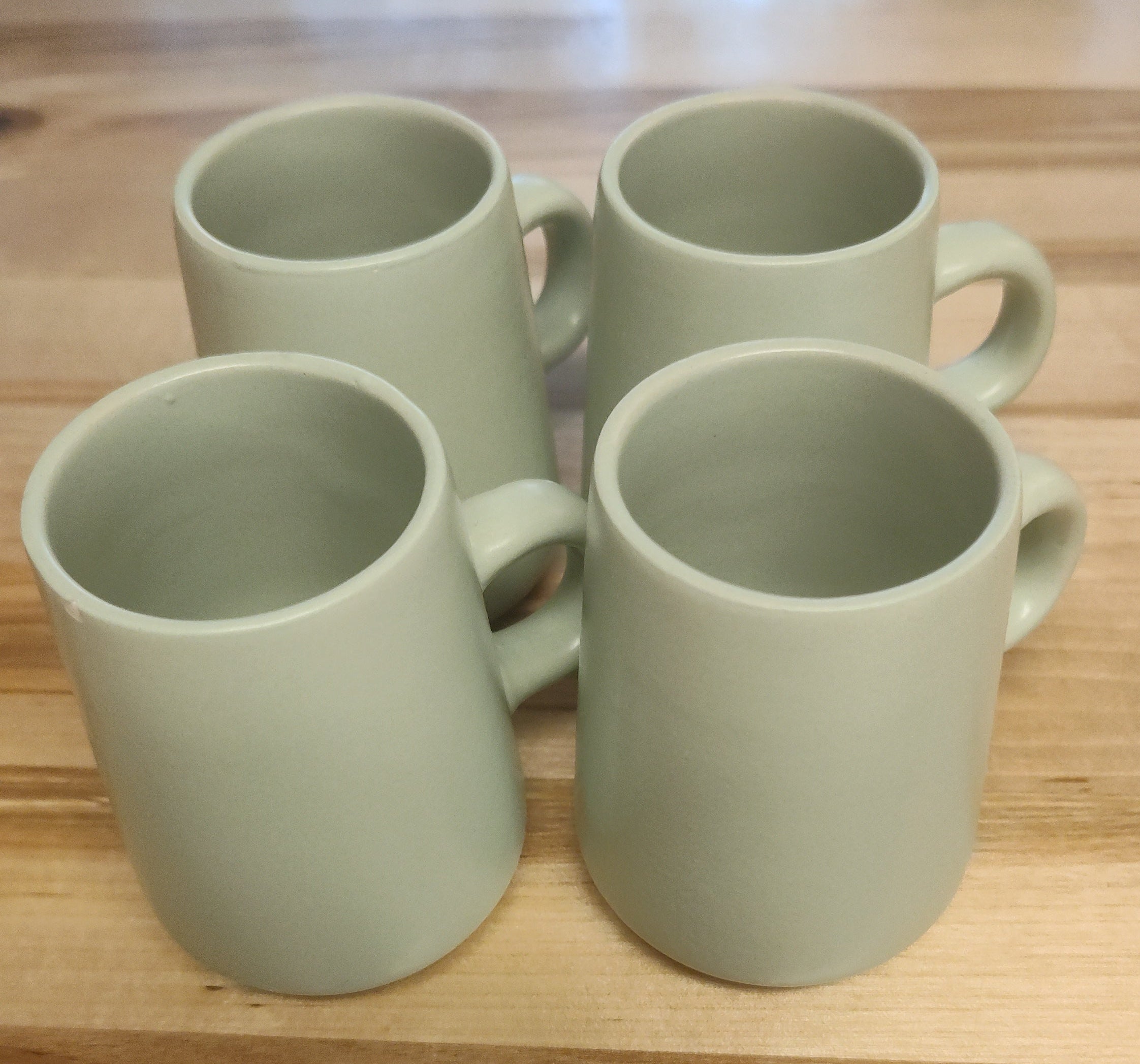 Crofton Sage Green Espresso Mugs - Set of 4