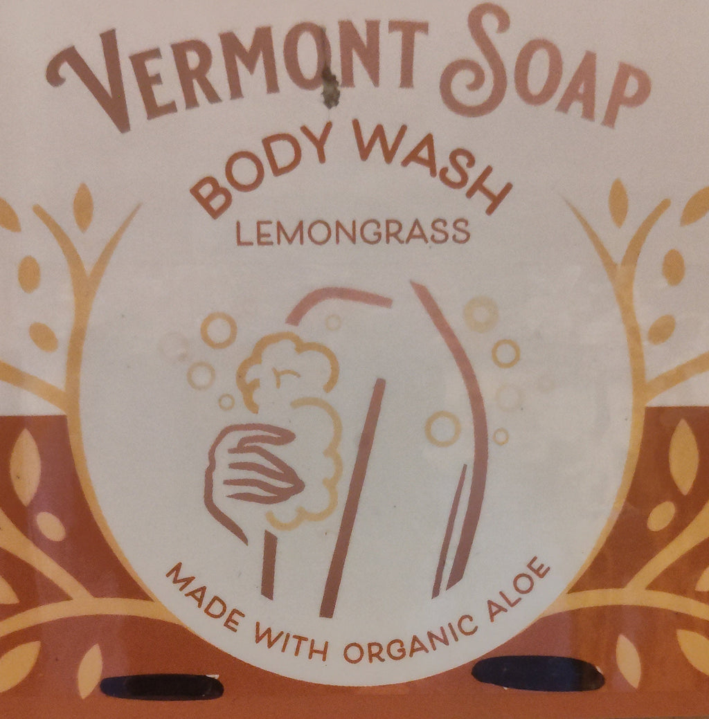 Body Wash - Lemongrass - by The Vermont Soap Company.