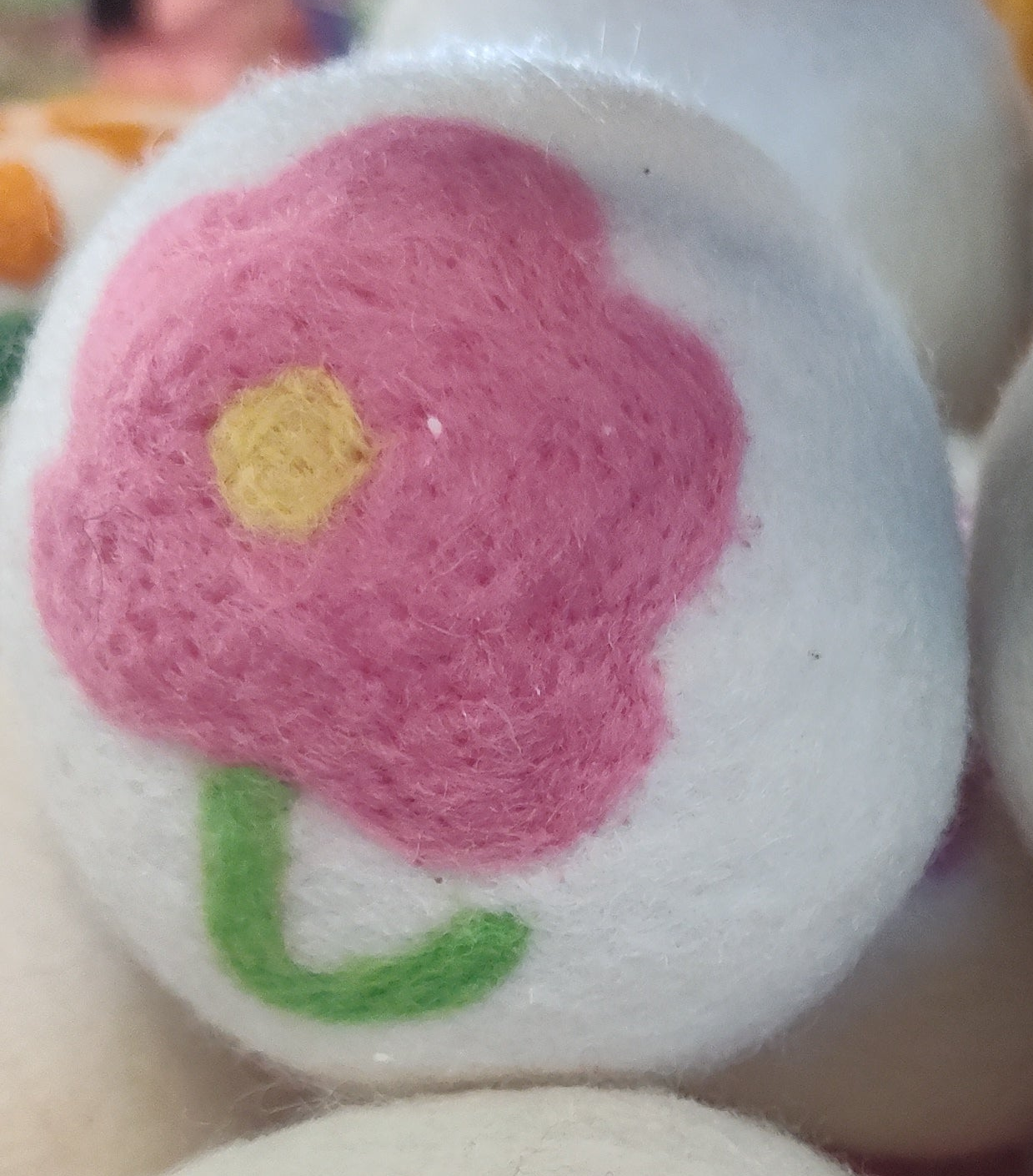 Flower Wool Dryer Balls